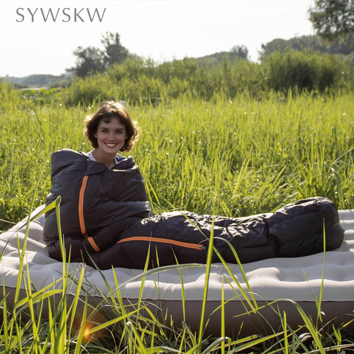 Down Sleeping Bag with Pillow for Backpacking,15℉ 5℉ 0℉ Wide Down Sleeping Bag (86.6 in x 33.5 in) for Adults,Teens,Youth Camping and Hiking Outdoor with 680FP Duck Down